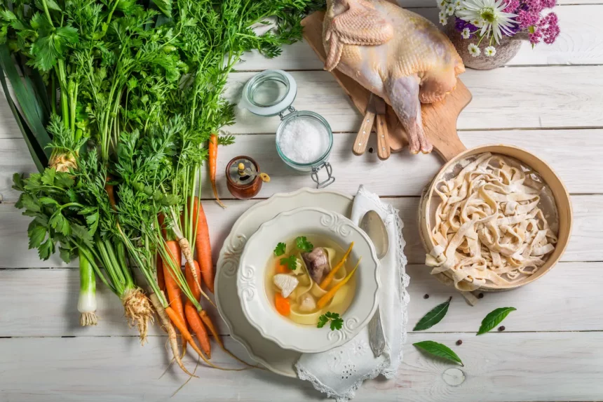 Erasco Hühnersuppe schmeckt lecker und wurde mit natürlichen Zutaten hergestellt.